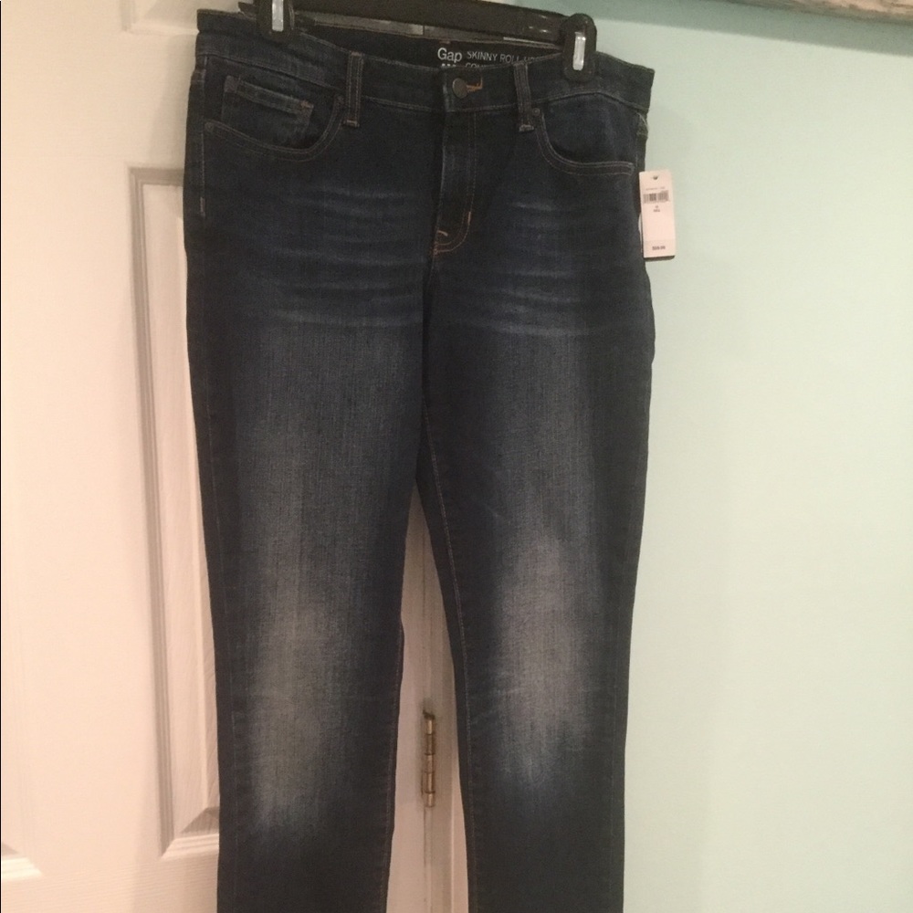 NWB Gap skinny roll up jeans